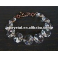 Clear Octagon bead bracelet